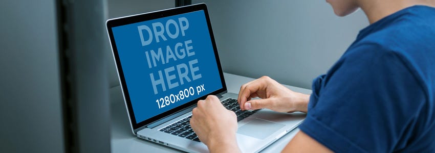 Download Using Macbook Mockups To Promote Your Site Or Template By Placeit Medium PSD Mockup Templates