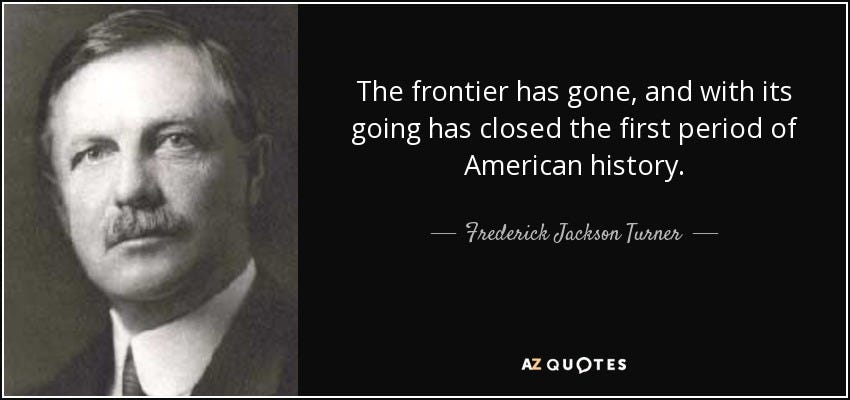 historian who proposed the frontier thesis