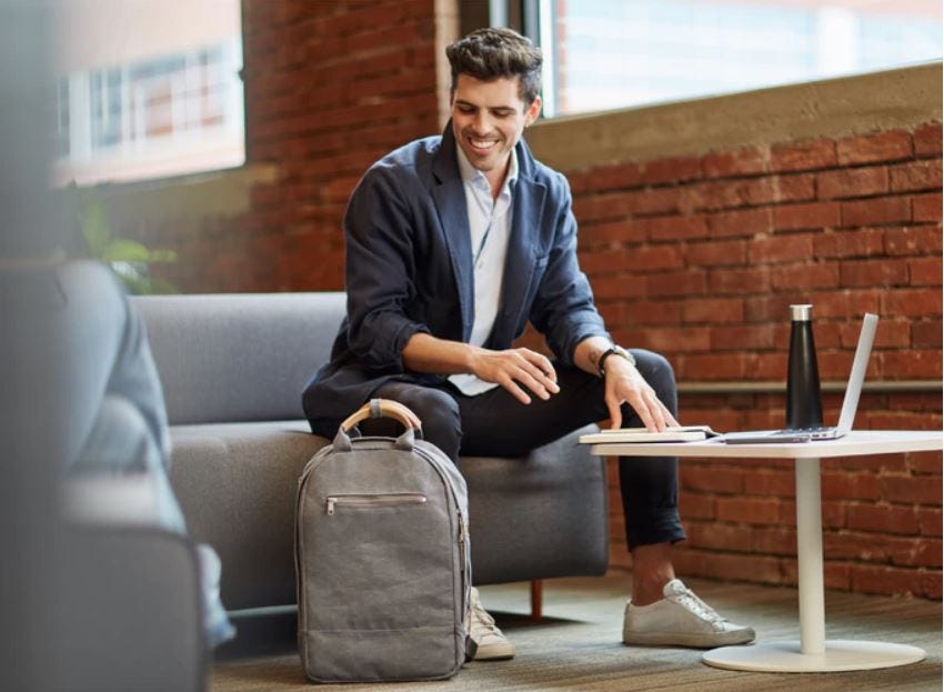 formal backpack male