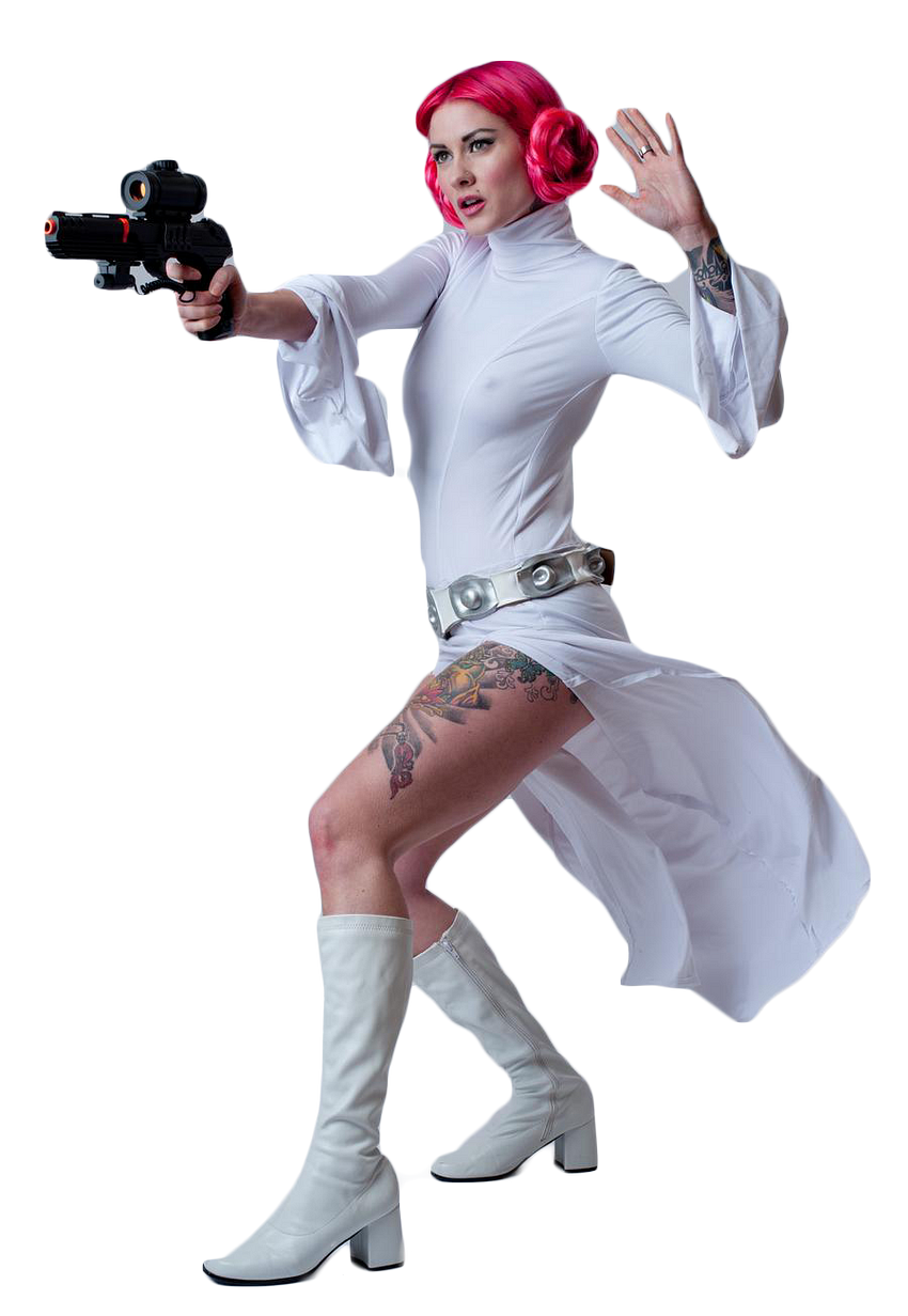 Princess Leia Cutout Image To Vector Photoshop Tutorial