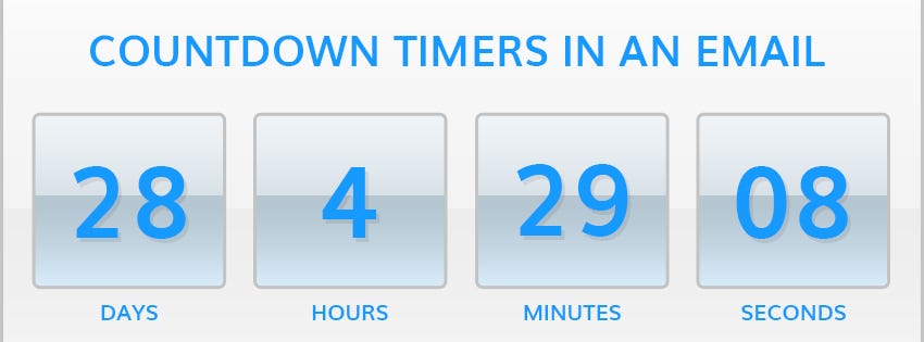 email countdown timer