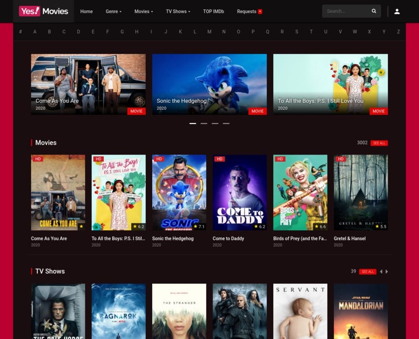 Watch Free Movies Online 2020 20 Streaming Websites No Sign Up By Berkan Berkano Medium