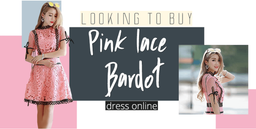 peach bardot dress