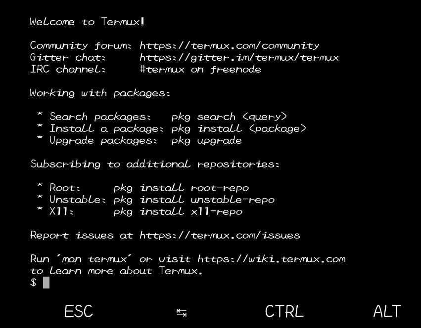 What is Termux? Termux is an Android terminal emulator and Linux
