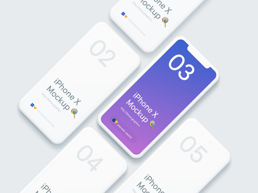 Download 42 Best iPhone X, iPhone XS(Max) Mockups for Free Download ...