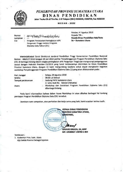 Contoh Surat Permohonan Kendaraan Dinas