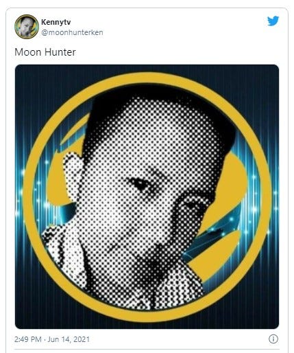 my 1st NFT — Ken the moon hunter 001