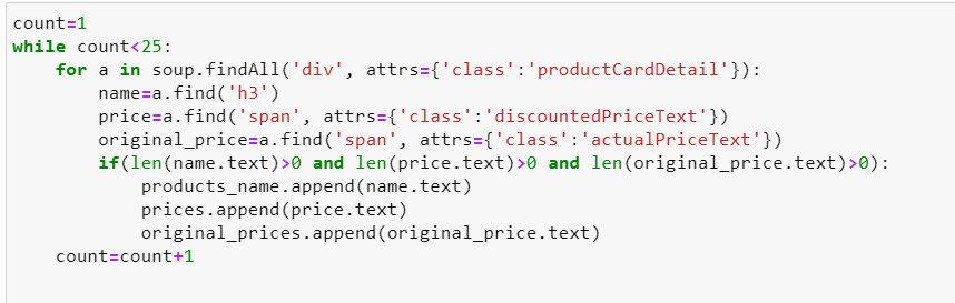 Data collection by web scrapping with python | by Smit Maniya | Medium