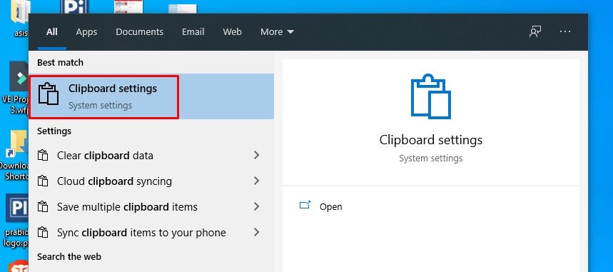 how to save to clipboard in windows 10