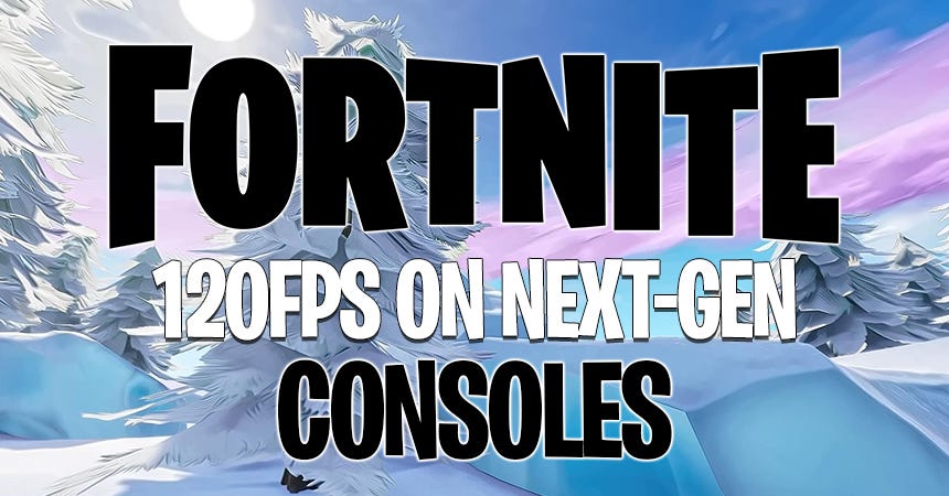 fortnite xbox series x 120fps