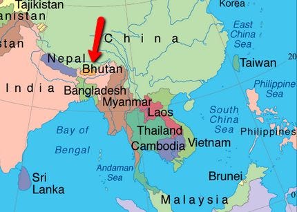where is bhutan on a world map Travel To Bhutan Everything You Need To Know By Bookmytour where is bhutan on a world map