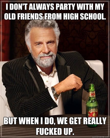 When Old High School Buddies Fuck