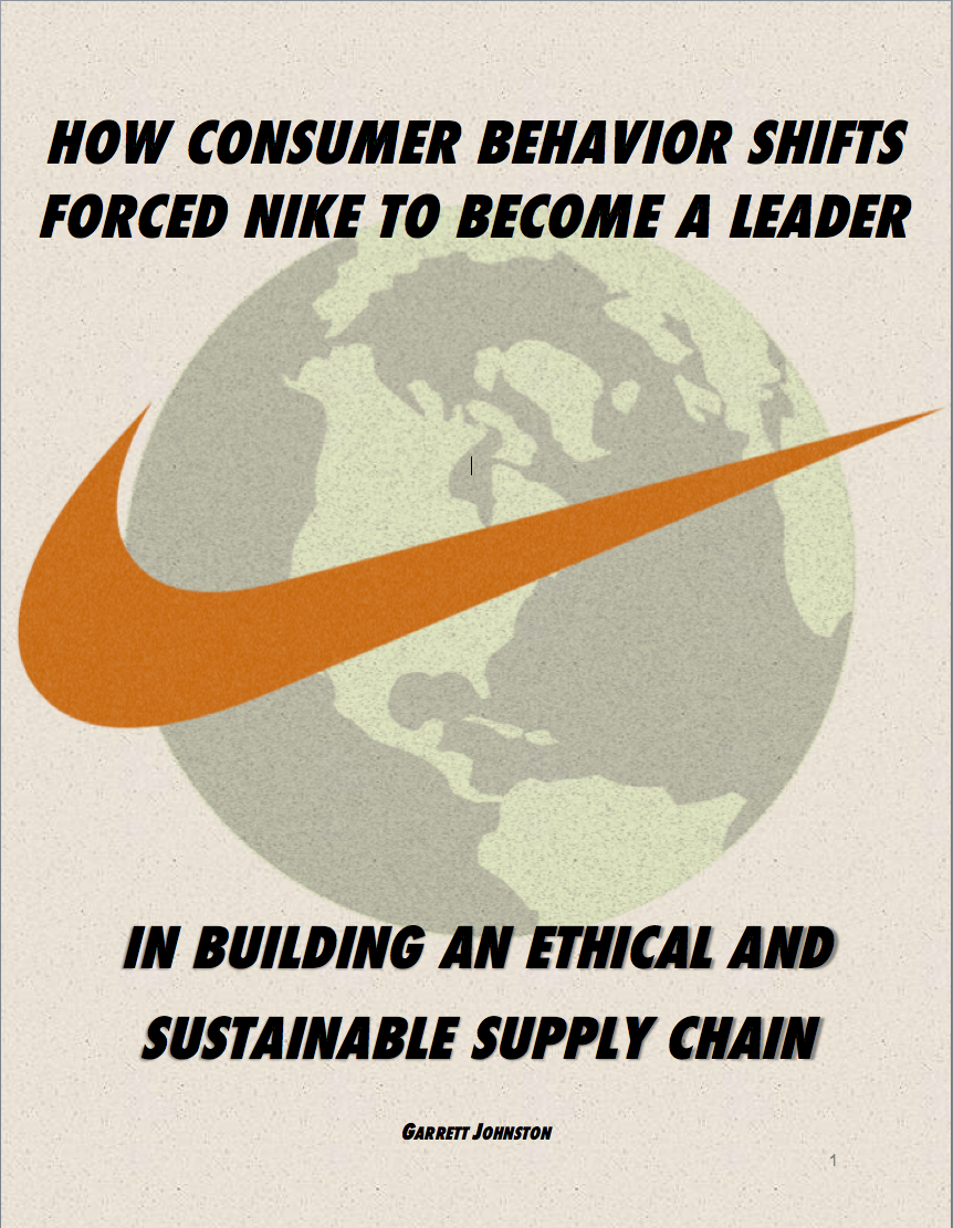 nike green supply chain