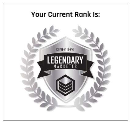 Legendary Marketer Rank: Silver Level