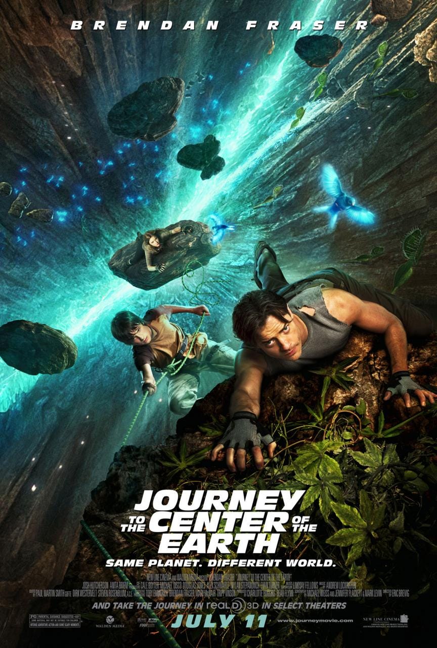 Movie Review Journey To The Center Of The Earth A 1 2 3 D Trick Pony By Luke Goldstein Gobs Of Reviews