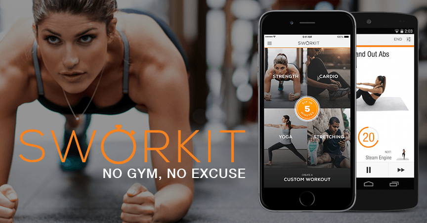 Faça Exercício em Qualquer Lugar do Mundo com o Sworkit | by Até 23kg por  All Planet Turismo | Medium