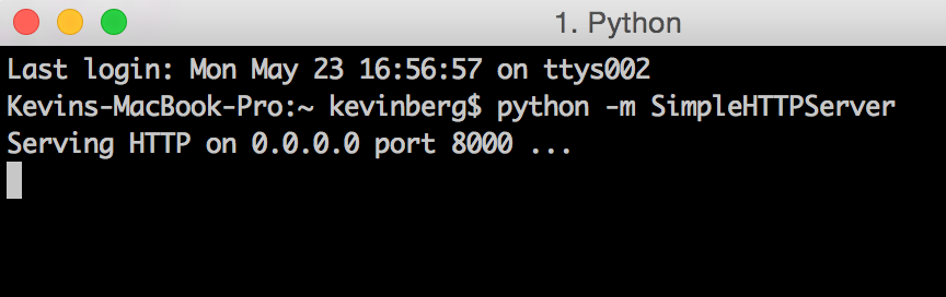 I Love Python’s Simple HTTP Server | by Kevin Berg | Medium