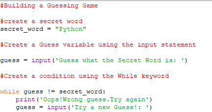 A GUESSING GAME — Series 3: Learning Python Through Projects  #PythonBeginnerSeries | by Aminah Mardiyyah Rufai | Medium