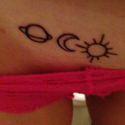 Is Sun Moon And Saturn Tattoo Still Relevant Sun Moon And Saturn Tattoo By Khatarine Medium