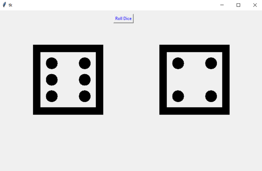 Dice Rolling Simulator in Python. We will be creating a GUI, where you… |  by Soni Pinjala | Medium