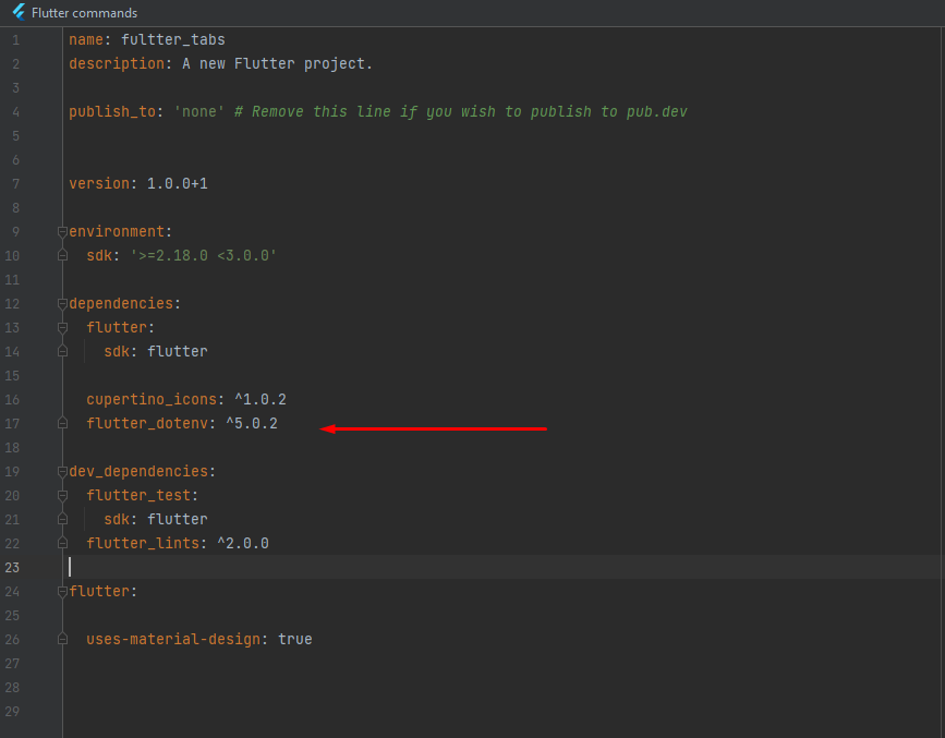 Why not to use dotenv on flutter. Almost all developers have used ...