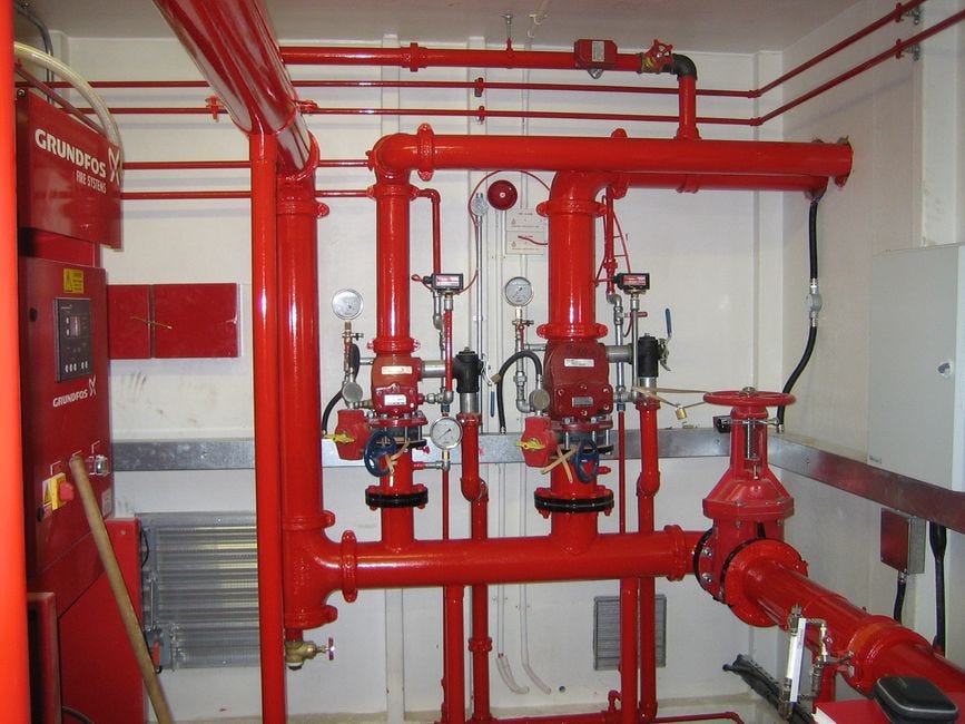 fire suppression installation