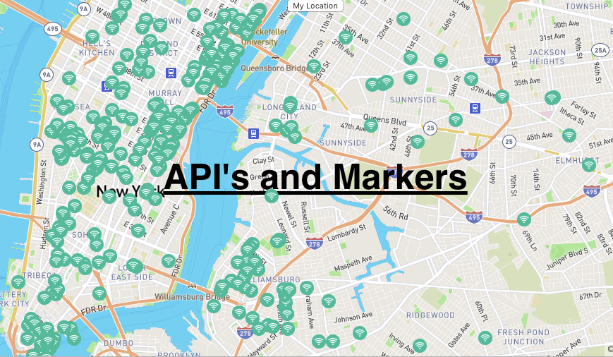 Getting Started with React and MapBox GL JS: Setting Map Markers from an  API. | by Dallas Bille | Level Up Coding