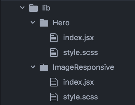 React component architecture. I wanted to start building up a library ...