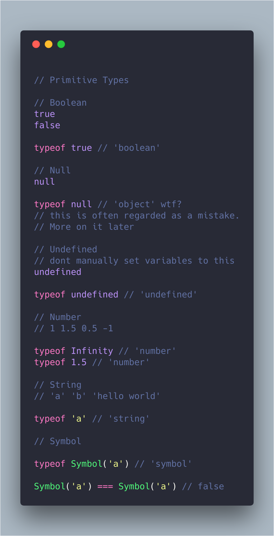 JavaScript Essentials Types Data Structures By CodeDraken Codeburst