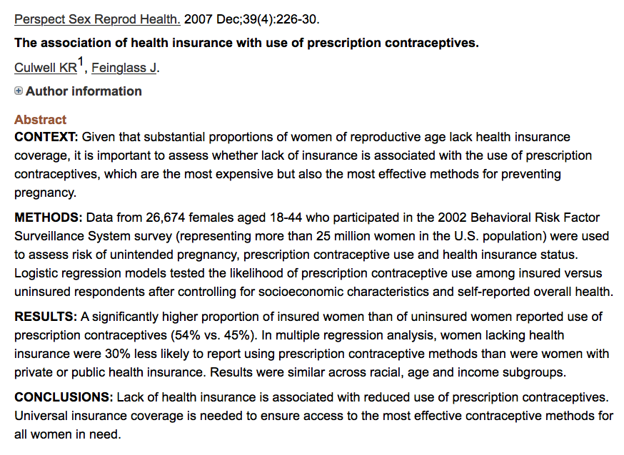 “Birth control is cheap”… are you trying to be funny, or do you