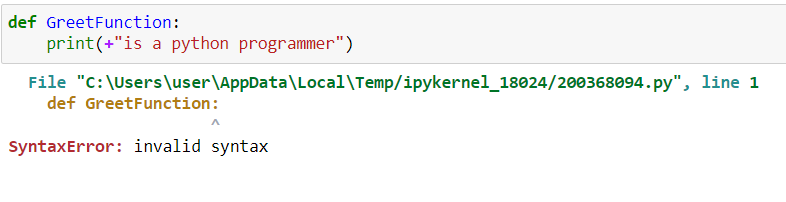functions and arguments in python
