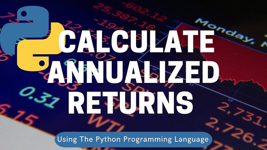 Calculate Annualized Expected Stock Returns Using Python