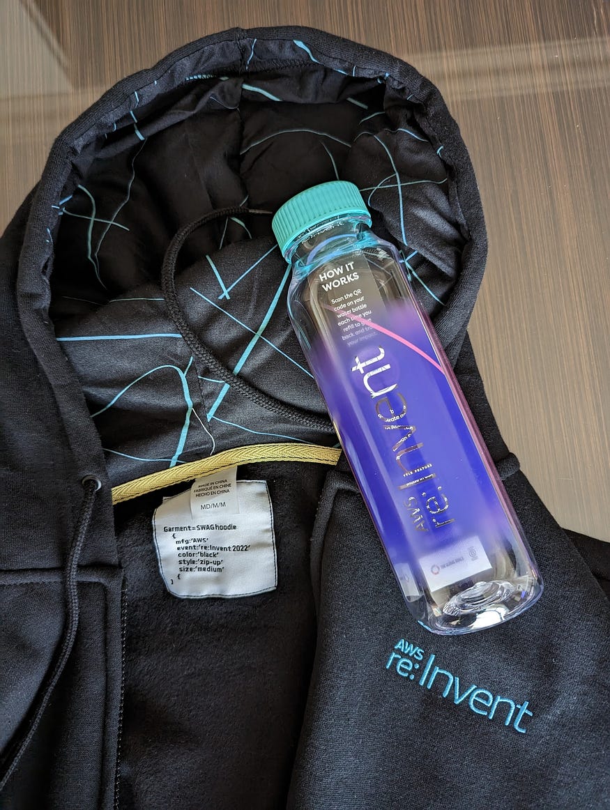 AWS reInvent 2022 Swag Review