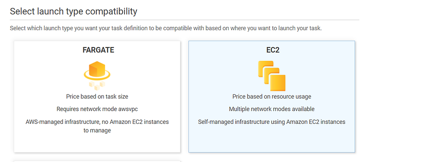 Create Task definition