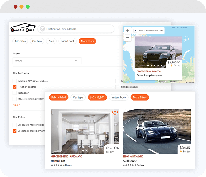 Car rental script — RentALL Cars