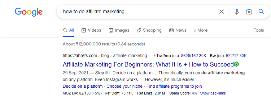 Learn how to do affiliate marketing in easy steps.