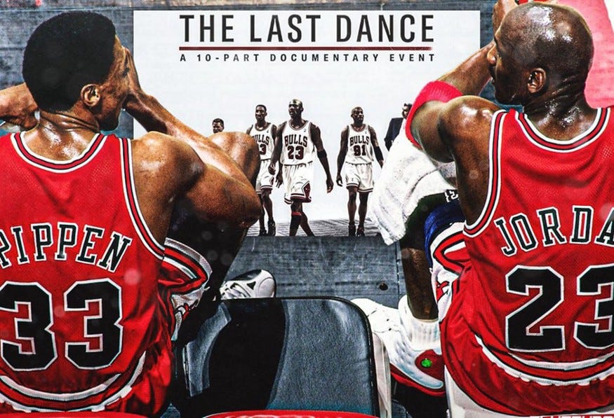 Do you think that The Last Dance that mention Michael Jordan is an innocent  documentary ? | by Sahinuzunsimsek | Medium