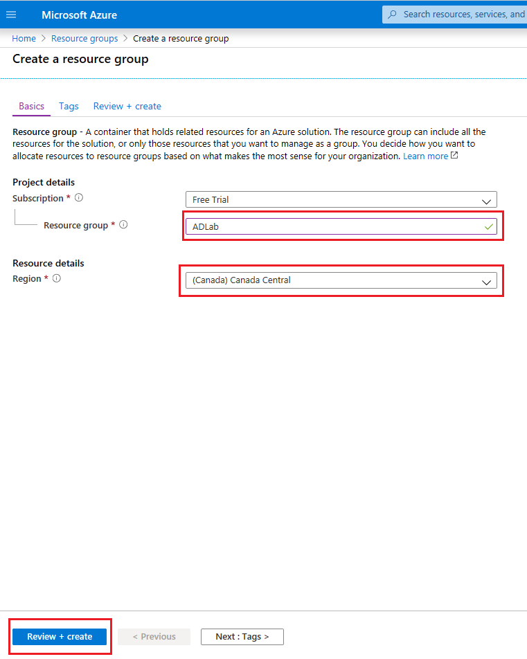 Crear laboratorio de Active directory en azure 9 1*XCSibFVA5sCH0FNaVSR3vw