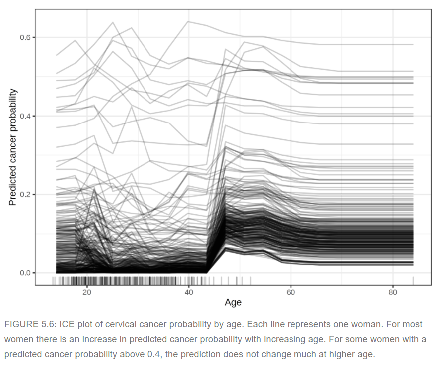 individual conditional expectation plots