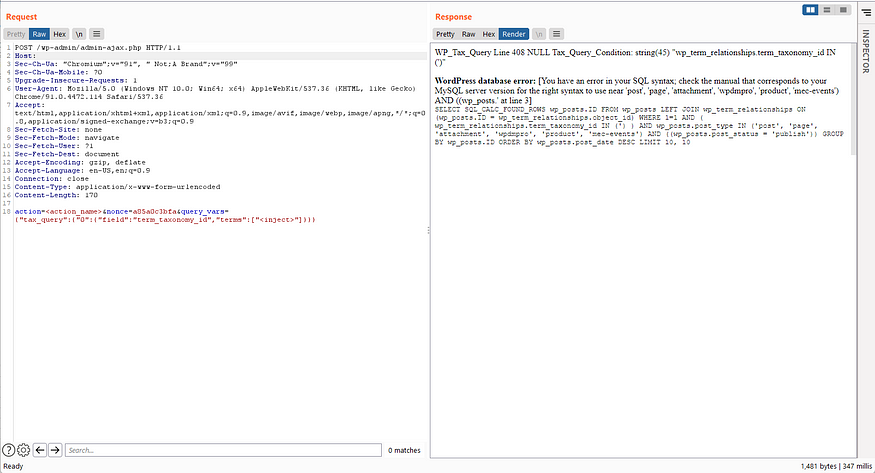 Chi tiết về lổ hổng nguy hiểm SQL Injection in WordPress Core (CVE-2022–21661)