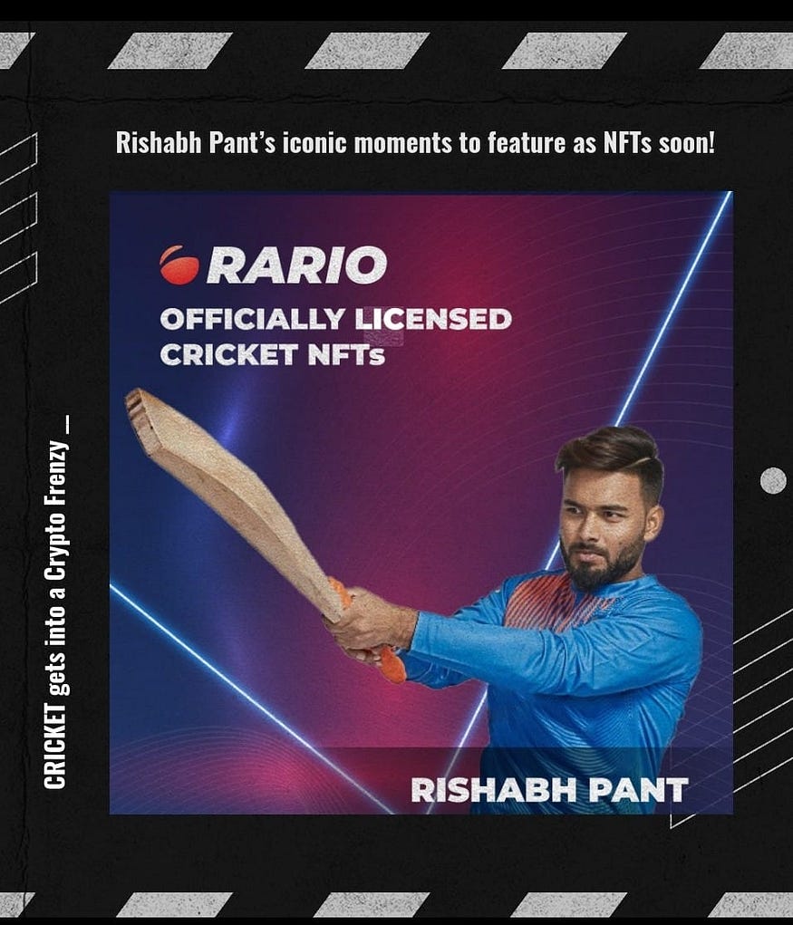 Rishabh Pant’s iconic moments to feature as NFTs soon!