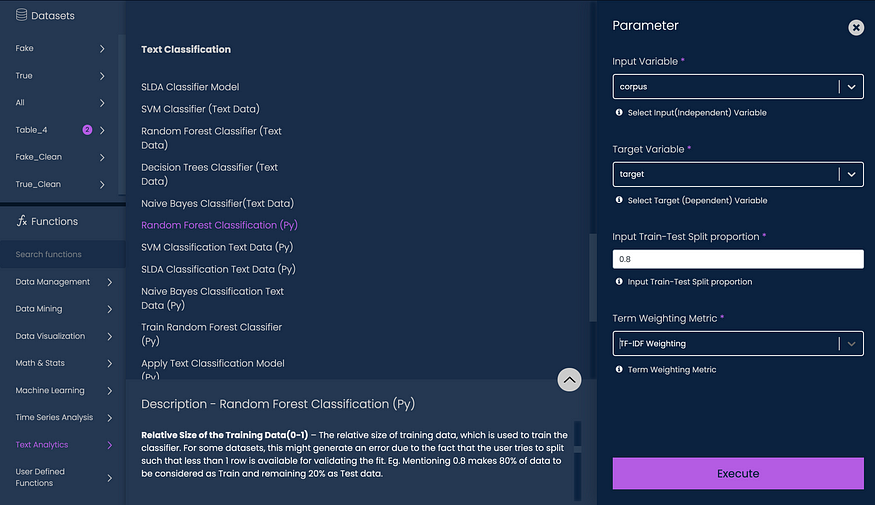 Fake news detection with and without code using data science 20