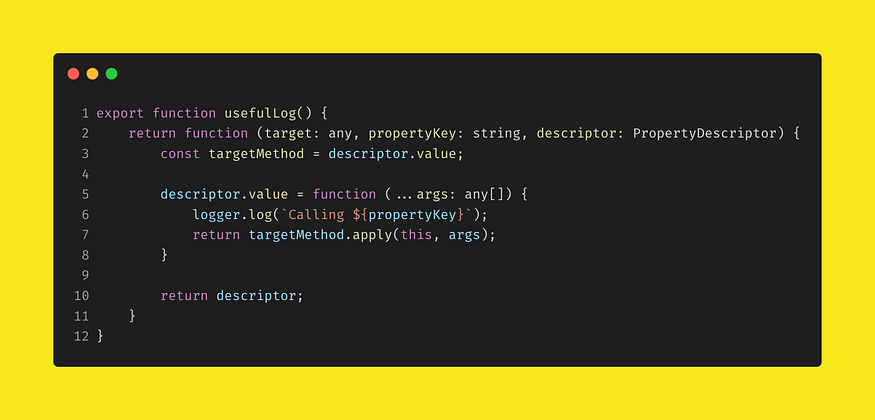 alt A second decorator, this time a little more useful