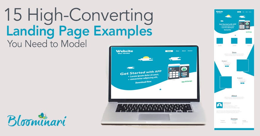 15 High Converting Landing Page Examples You Need To Model By Bloominari Marketing Medium