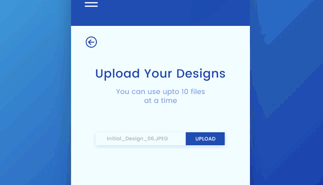 upload ui and ux interaction