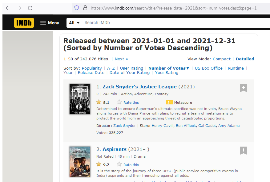  Scraping Movie Data with Beautiful Soup library in python by Amit