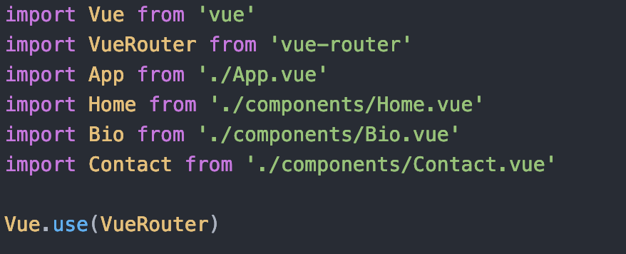 Creating a Basic Vue.js App With Router | by Seann Branchfield | Vue.js  Developers | Medium
