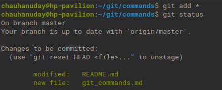 git add *