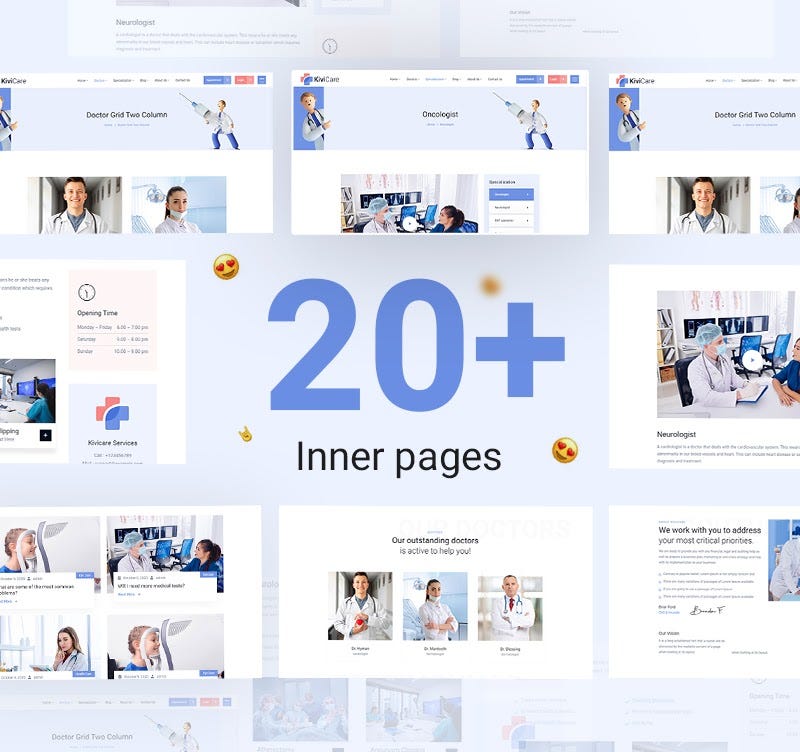 Medical Clinic and Patient Management WordPress Theme | KiviCare | Iqonic Design