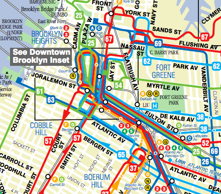 Mta Brooklyn Bus Map Mapping Nyc Transit. All Of It.. Kickstarter Campaign For Poster Prints… |  By Anthony Denaro | Medium